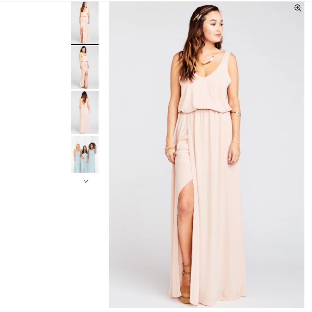 SHOW ME YOUR MUMU Kendall Maxi Dress Dusty Blush